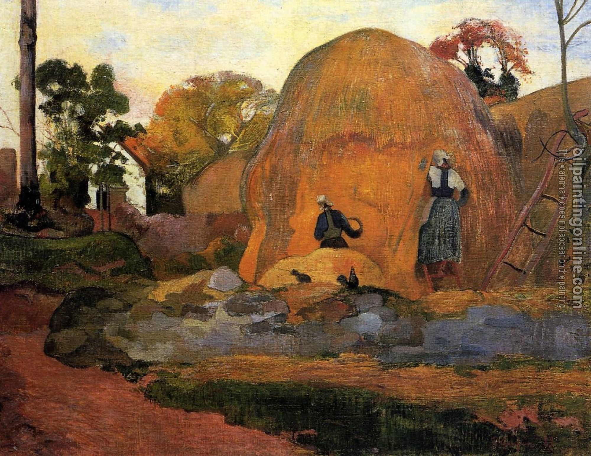 Gauguin, Paul - Yellow Haystacks